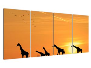 Tablou modern - girafe