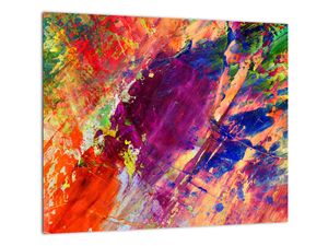 Tablou abstract în culori
