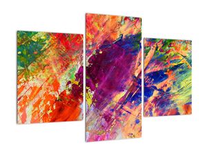 Tablou abstract în culori